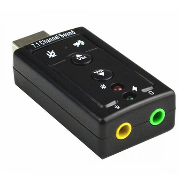 External USB AUDIO SOUND CARD ADAPTER