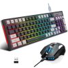 Hxsj L99 2.4G Wireless Rechargeable Keyboard Mouse Combo 96 Keys - Image 2