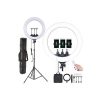 18 Inches LED Selfie Ring Light Dimmable Photography Ringlight Fill Lamp With Adjustable Tripod & Remote Controller & Storage/Carrying Bag For Production Of TikTok, Instagram, Facebook, WhatsApp Short Video - Image 3