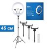 18 Inches LED Selfie Ring Light Dimmable Photography Ringlight Fill Lamp With Adjustable Tripod & Remote Controller & Storage/Carrying Bag For Production Of TikTok, Instagram, Facebook, WhatsApp Short Video - Image 4