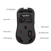 Hxsj Wireless Mouse Rechargeable Mice Optical 3600DPI - Image 8