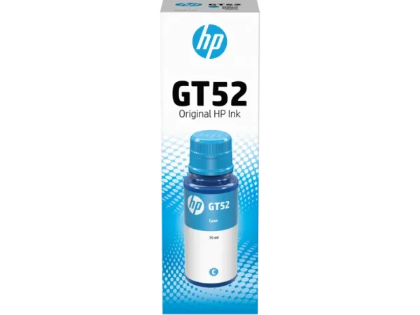 HP GT52 Cyan Original Ink Bottle (M0H54AE)