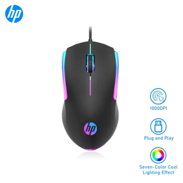 HP M160 WIRED GAMING MOUSE WITH LIGHTS
